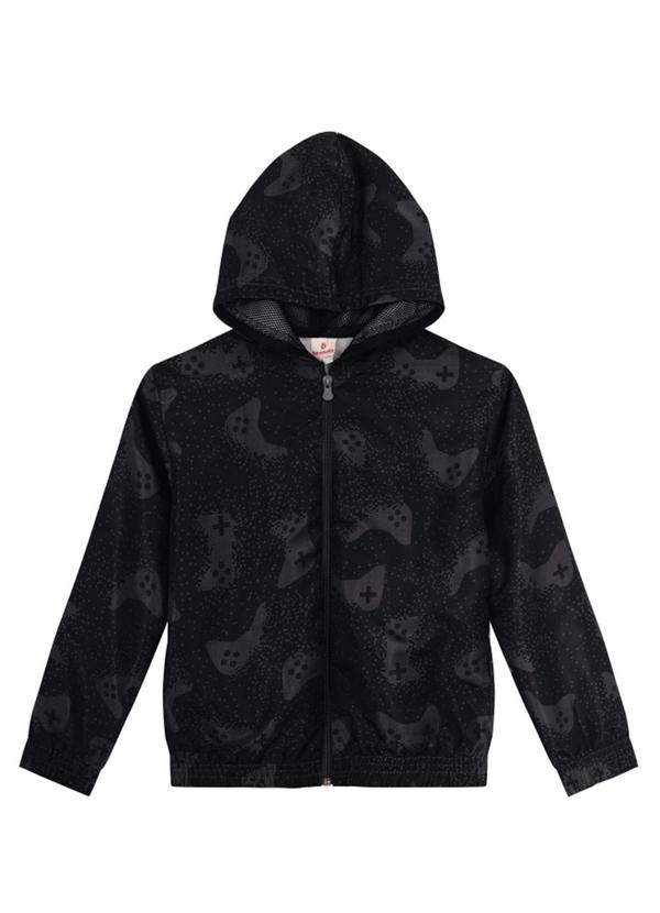 Jaqueta Infantil Menino Gamer Preto