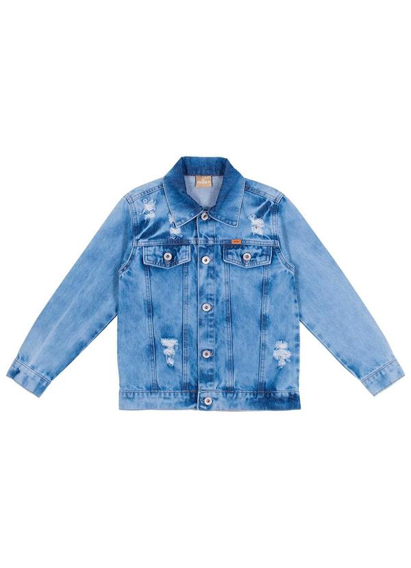 Jaqueta Infantil Unissex Jeans
