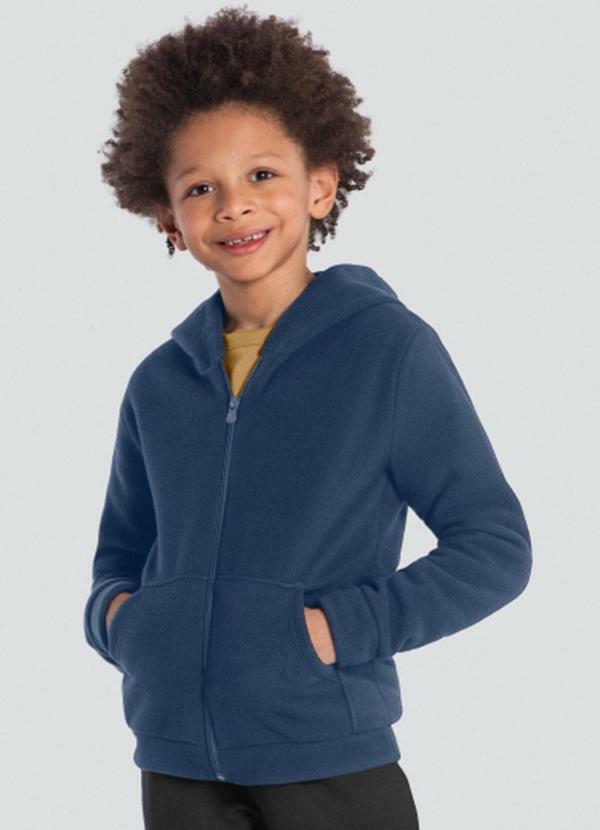 Jaqueta Infantil Unissex Soft Azul