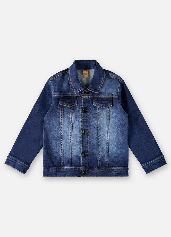 Vista 2 Jaqueta Jeans Infantil Menino Azul Up Baby Up Baby