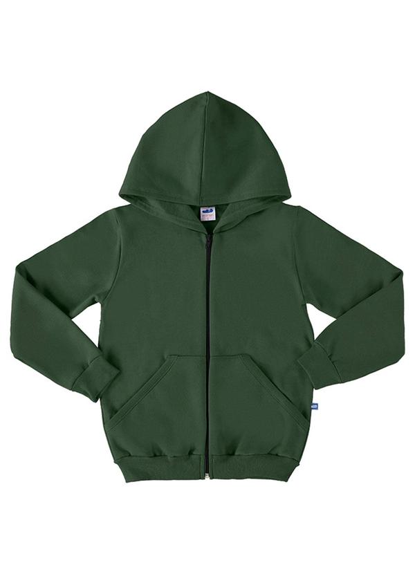 Jaqueta Unissex em Moletom Felpado Verde