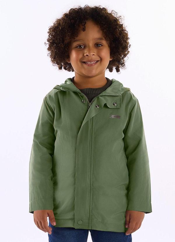 Parka Infantil Masculina Verde