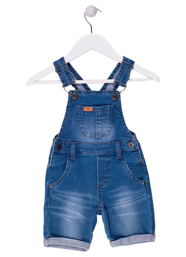 Vista 2 Jardineira Infantil Menino Jeans Milon Milon