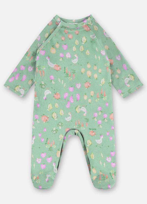 Macacão Estampado Unissex para Bebê Azul