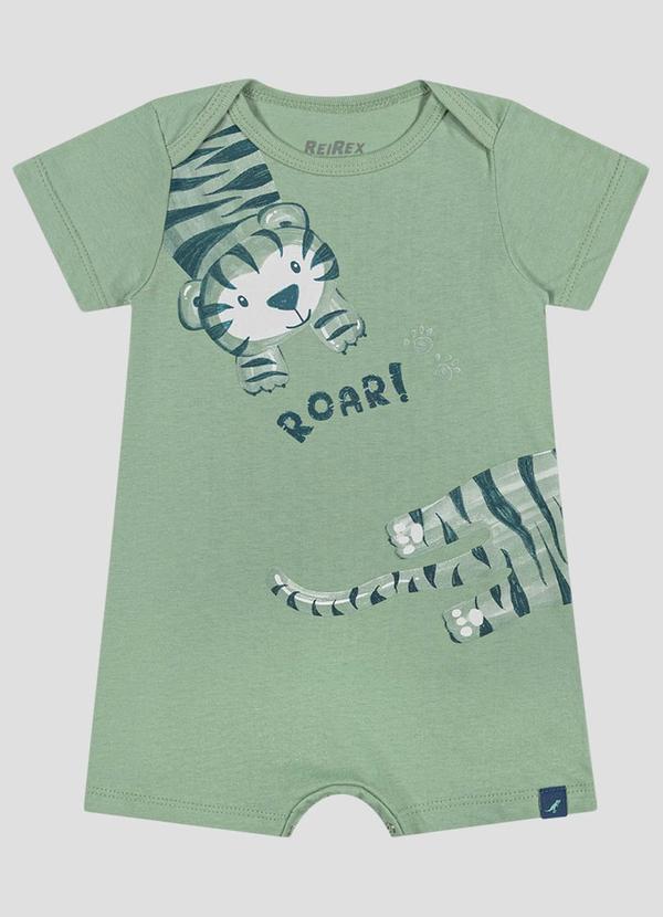Macaquinho Infantil Menino Meia Malha Verde