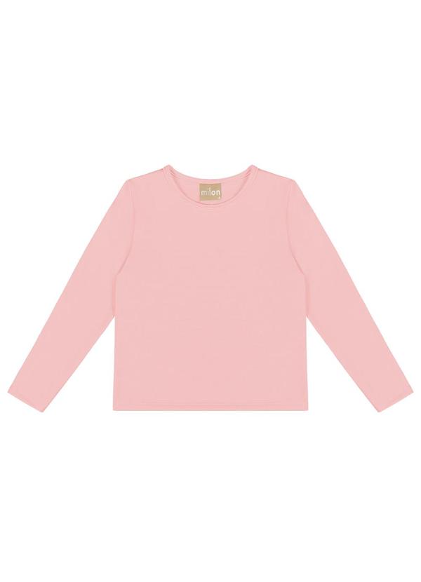 Camiseta Infantil Unissex Básica Rosa
