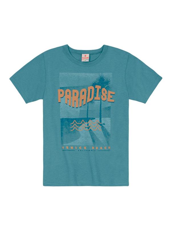 Vista 2 Camiseta Infantil Menino de Surf Azul Brandili Brandili