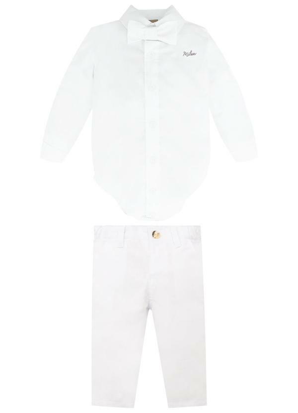 Conjunto Bebê Menino Branco