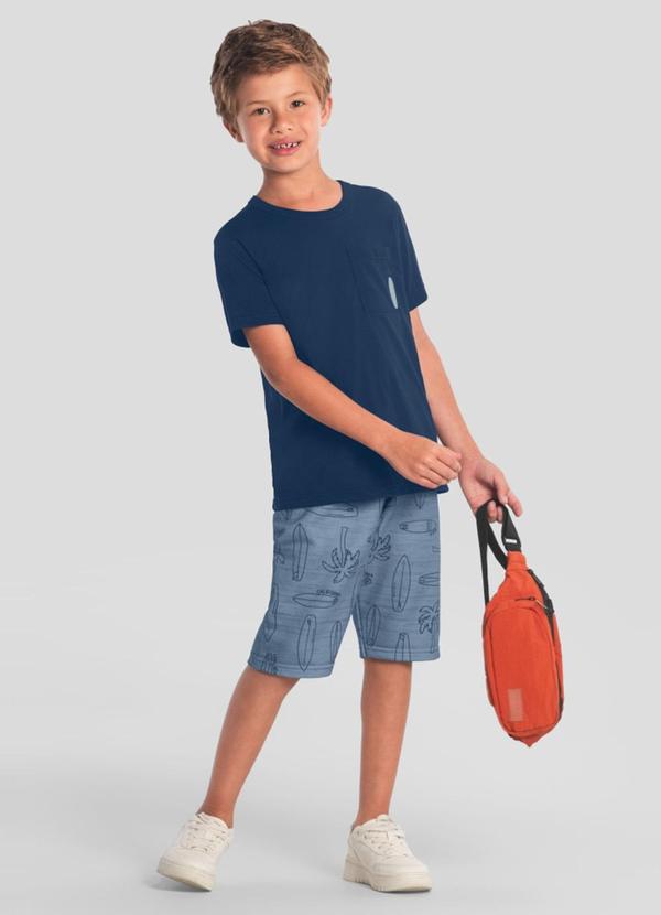 Conjunto Infantil Menino de Surf Azul