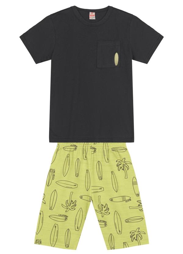 Vista 2 Conjunto Infantil Menino de Surf Cinza Brandili Brandili