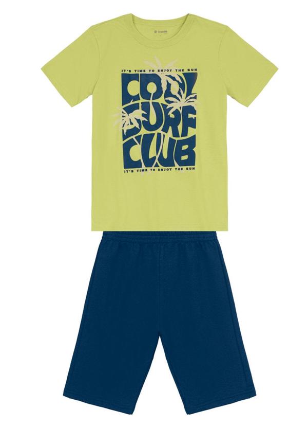 Conjunto Infantil Menino de Surf Verde