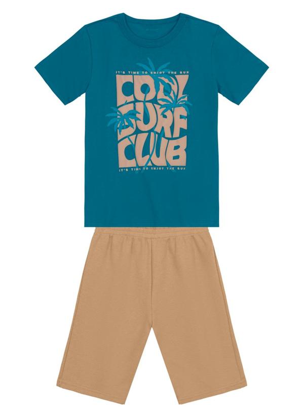Conjunto Infantil Menino de Surf Verde
