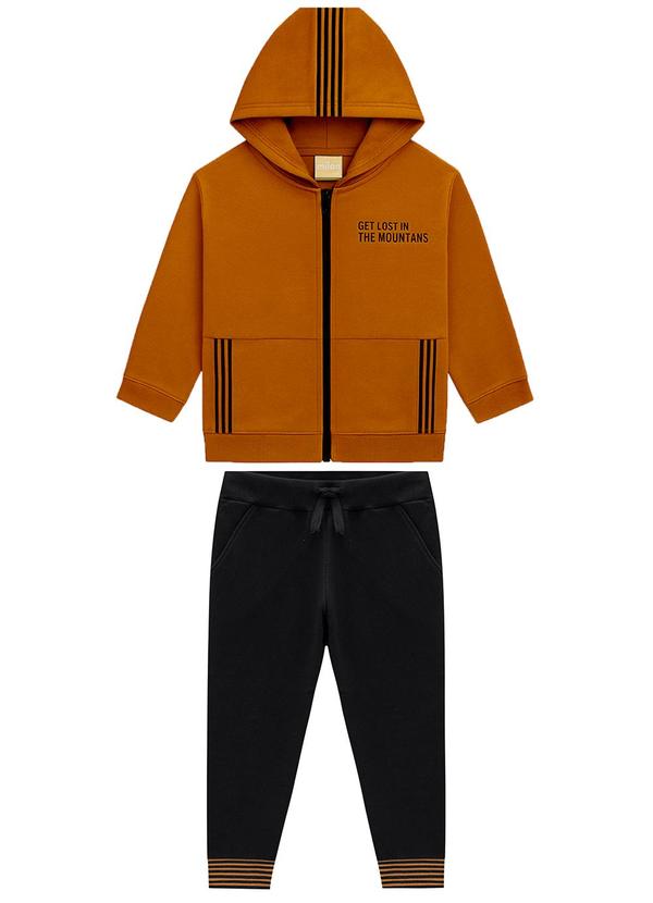 Conjunto Infantil Menino Lettering Amarelo