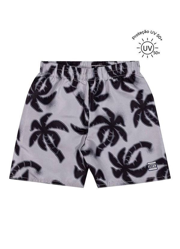 Vista 2 Bermuda Infantil Menino Tactel Proteção Uv Preto Elian Elian