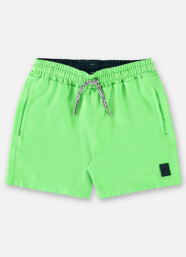 Vista 2 Bermuda para Menino em Microfibra Verde Up Baby Up Baby