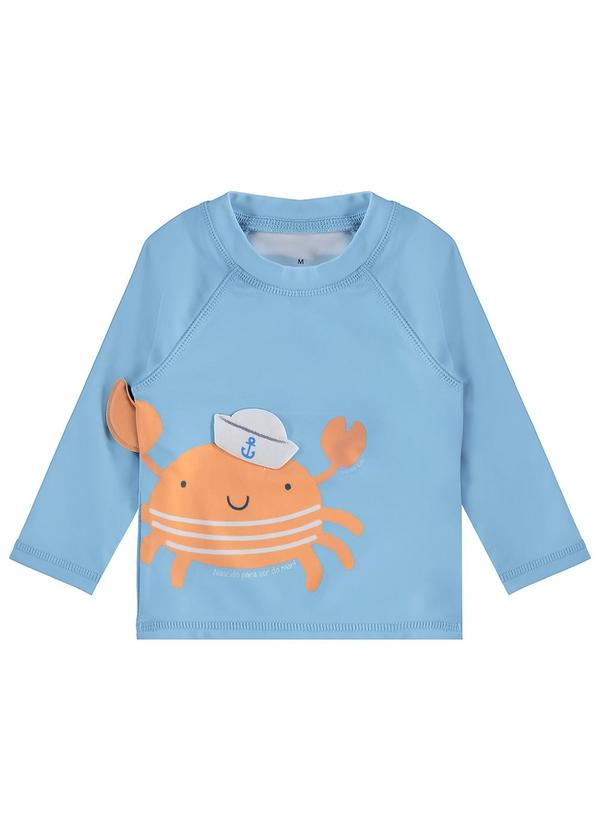 Vista 2 Camiseta Caranguejo Uv50 Azul Malwee Kids Malwee Kids