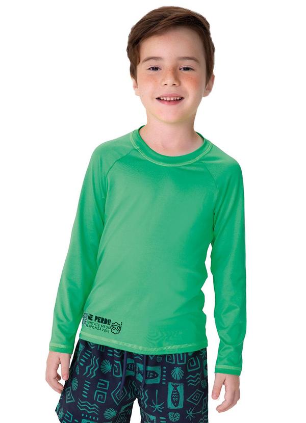 Camiseta Proteção Uv Unissex Verde