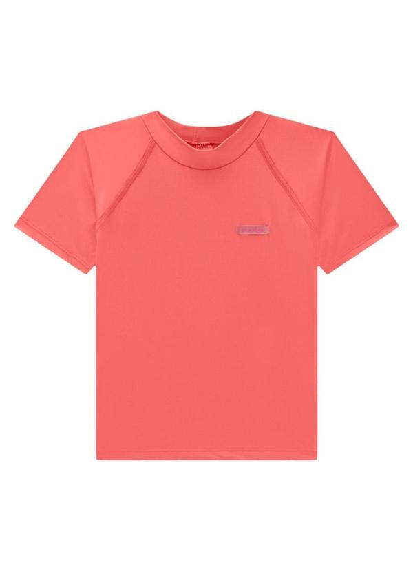 Vista 2 Camiseta Unissex Lisa Proteção Uv Vermelho Marlan Marlan