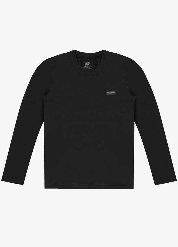 Camiseta Verão Menino Longa Preto