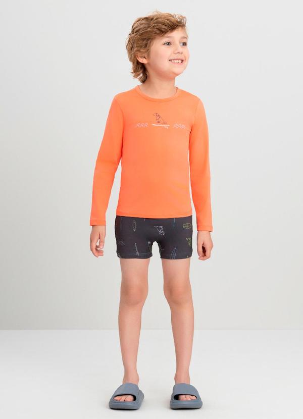 Conjunto de Praia Infantil Quimby Laranja