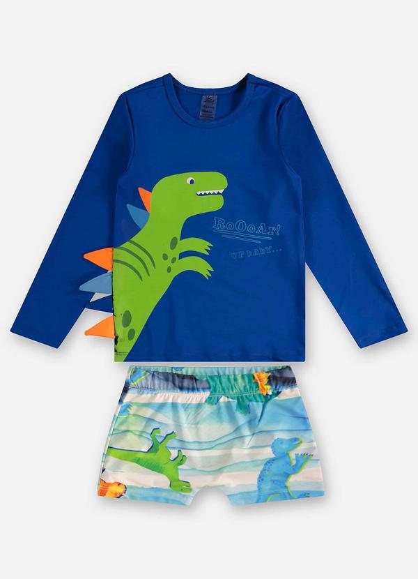 Vista 2 Conjunto Infantil Masculino Fps+50 Azul Up Baby Up Baby