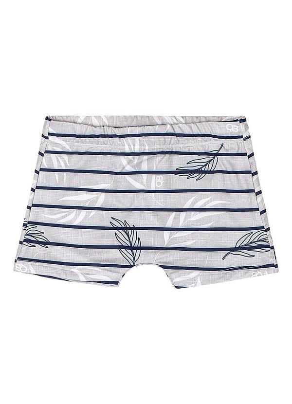 Vista 2 Sunga Boxer com Fps +50 Cinza Quimby Quimby