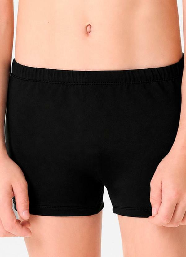 Sunga Infantil com Proteção Uv Preto
