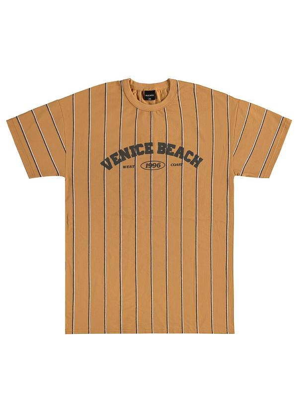 Vista 2 Camiseta Longline Venice Beach Teen Amarelo Mosta Malwee Kids Malwee Kids