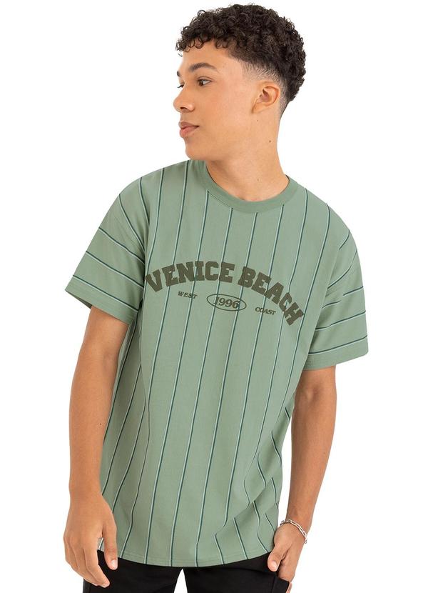 Vista 2 Camiseta Longline Venice Beach Teen Verde Menta Malwee Kids Malwee Kids