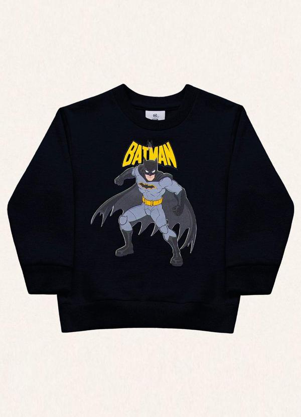 Vista 2 Blusão Batman Preto Fakini Kids Fakini Kids