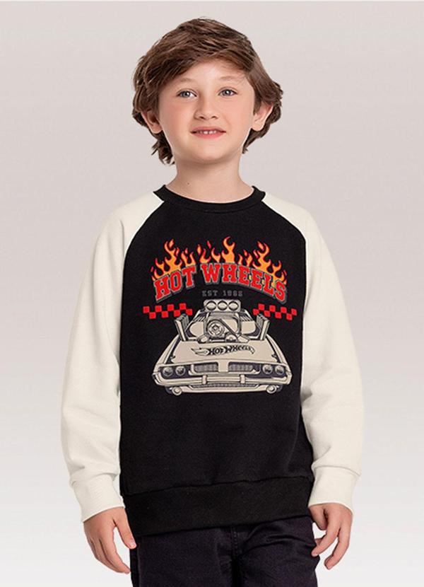 Blusão Hot Wheels Preto