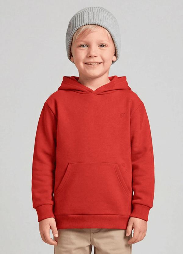 Blusão Infantil com Capuz Laranja