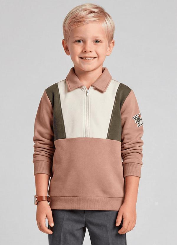 Blusão Infantil Masculino Marrom