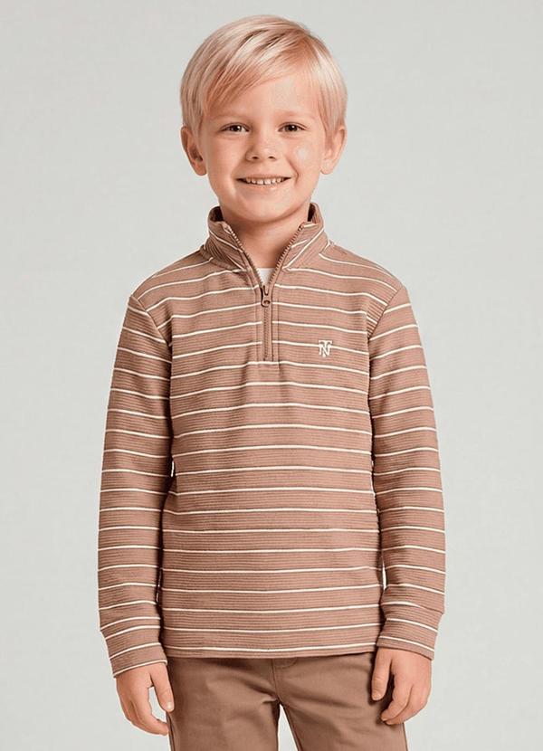 Blusão Infantil Masculino Marrom