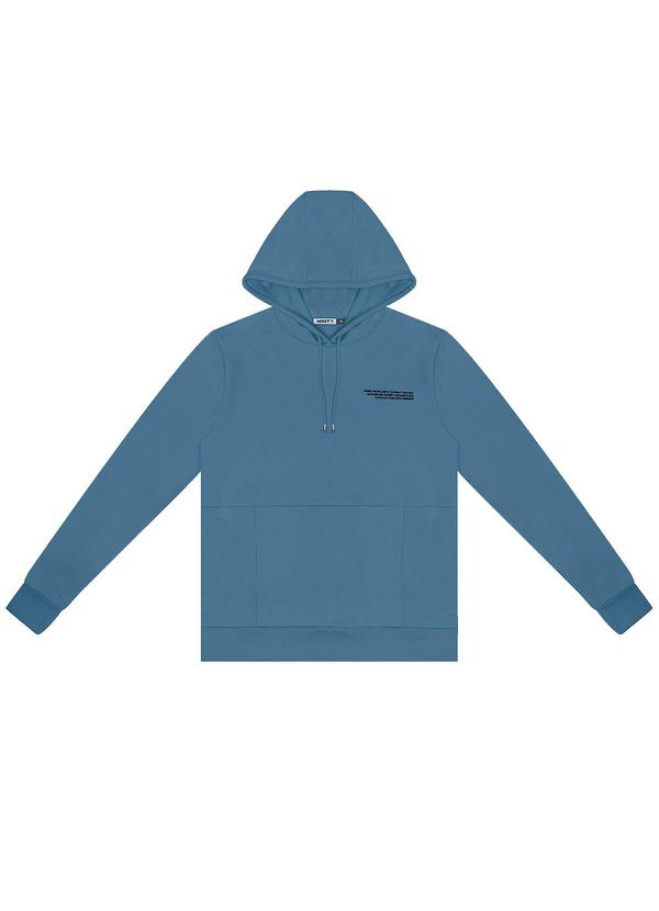 Blusão Juvenil Masculino com Capuz Azul