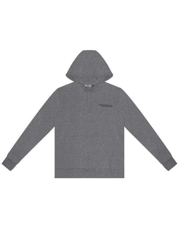 Blusão Juvenil Masculino com Capuz Cinza