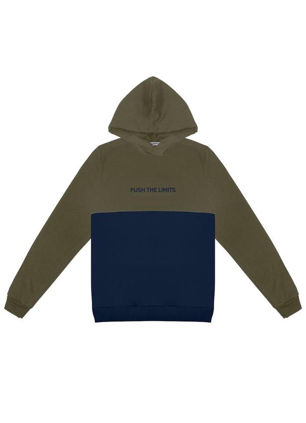 Blusão Juvenil Masculino com Capuz Verde