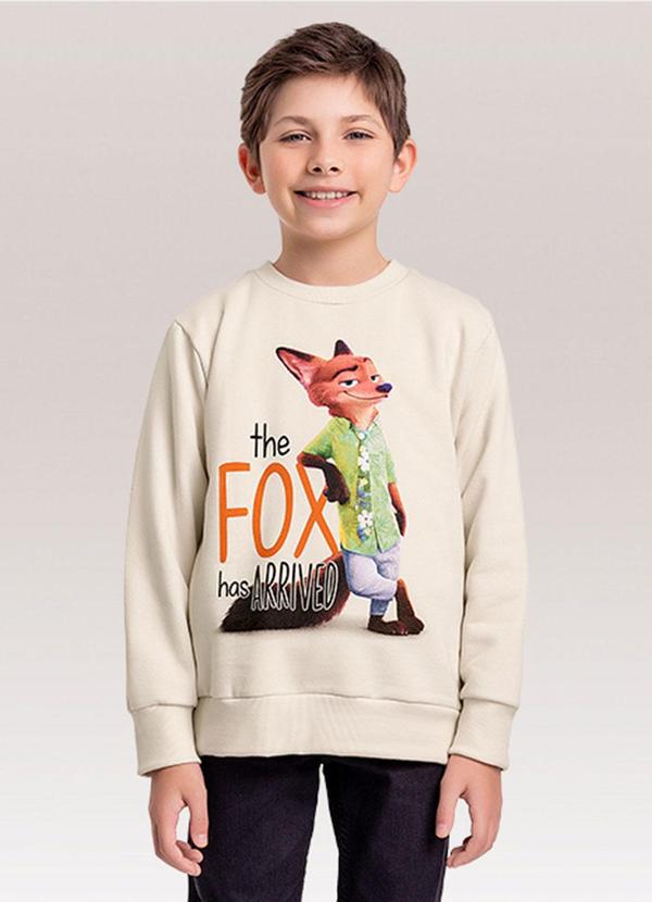 Blusão Zootopia Bege