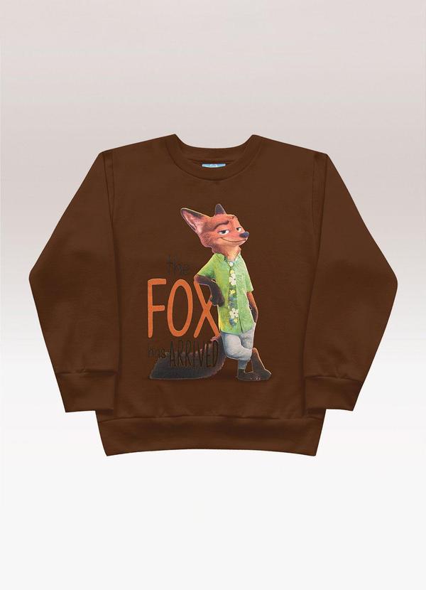 Blusão Zootopia Marrom