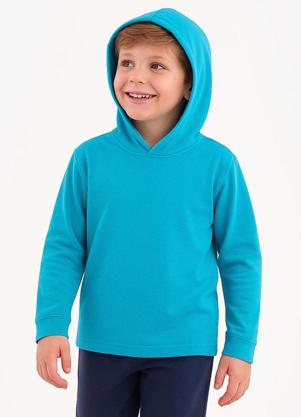 Vista 2 Camiseta Manga Longa Masculino Infantil Azul Rovi Kids Rovi Kids