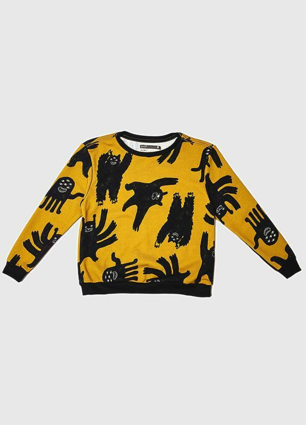 Casaco de Menino Moletom Trengos Amarelo