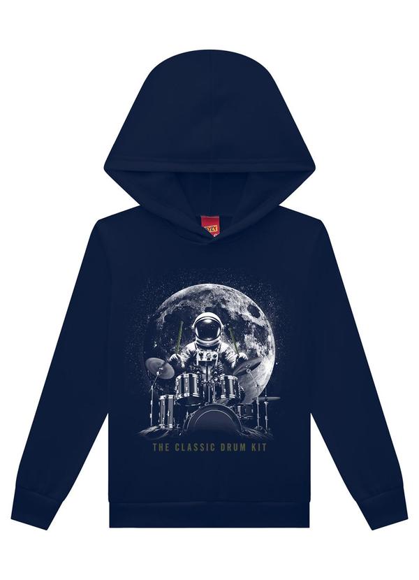 Vista 2 Casaco Infantil Menino Astronauta Azul Kyly Kyly