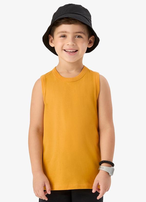 Vista 2 Regata Básica Infantil Masculina Amarelo Rovi Kids Rovi Kids