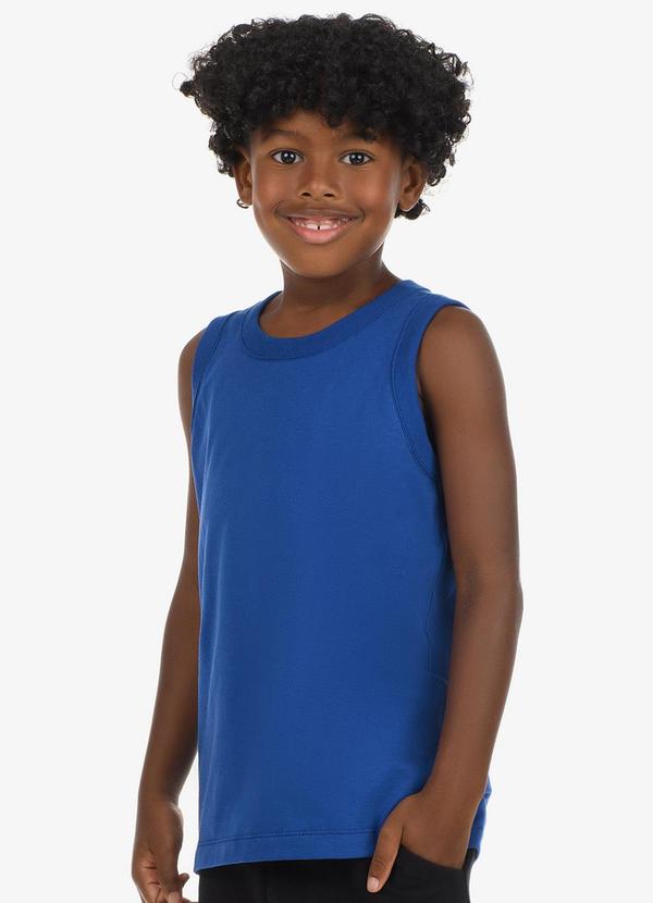 Vista 2 Regata Básica Infantil Masculina Azul Rovi Kids Rovi Kids