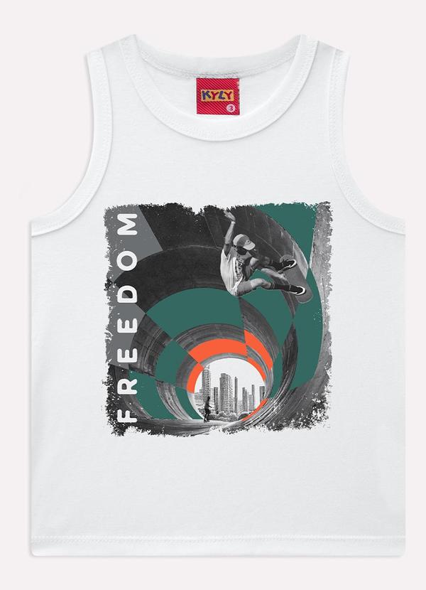 Regata Infantil Menin Skate Branco