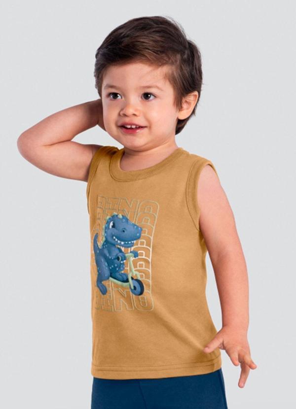 Regata Infantil Menino Marrom