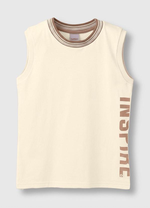 Regata Inspire em Malha Off White