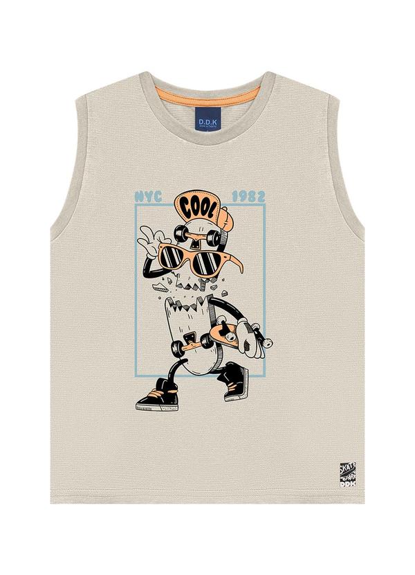 Regata Machão Infantil Skate Nyc Cool 1982 Bege