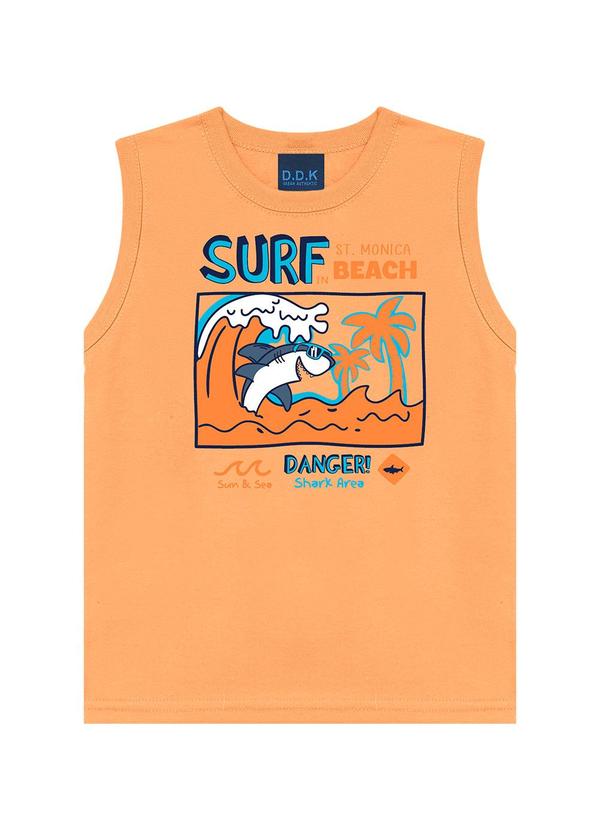 Regata Machão Infantil Surf Beach Laranja