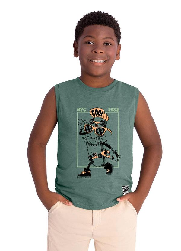 Regata Machão Skate Nyc Cool 1982 Verde